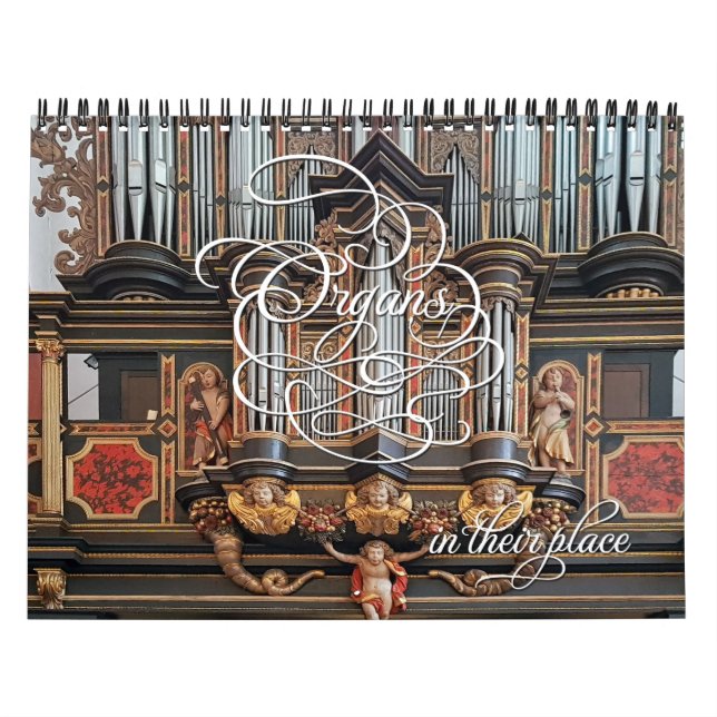 Órganos en su lugar - calendario horizontal (Tapa)