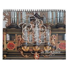 Órganos en su lugar - calendario horizontal