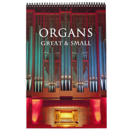 Órganos grandes y pequeña vertical del calendario