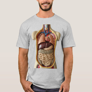 Órganos internos de anatomía Camiseta de persona t