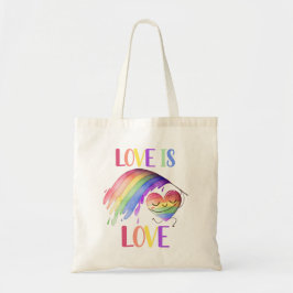 Orgullo Amo Arcoiris Bolsa de Tote