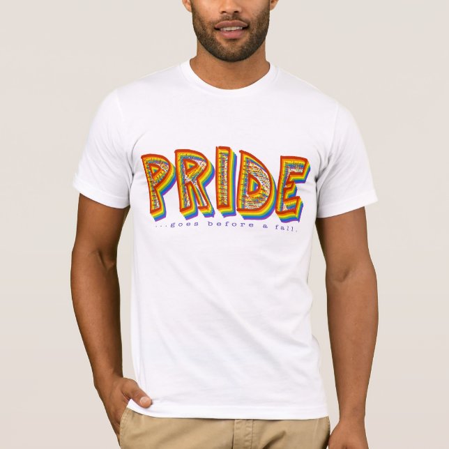 Orgullo antes de una camiseta de caída (Anverso)