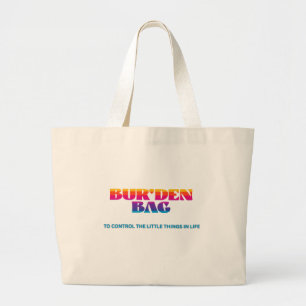 ORGULLO ARCOÍRIS  ALGODÓN NATURAL  BOLSA BUR'DEN L