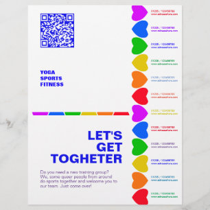 Orgullo Arcoiris Corazón desgarrando volante