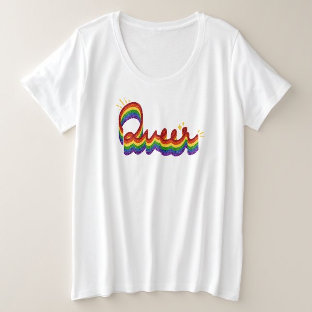 Orgullo arcoiris del Purpurina gay (Anverso del diseño)