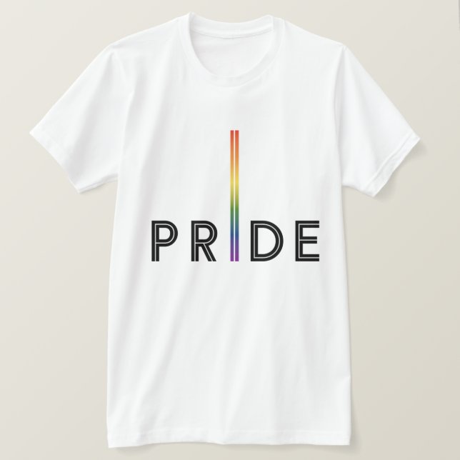 Orgullo arcoiris en camiseta | Celebración del Mes (Anverso del diseño)