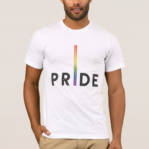 Orgullo arcoiris en camiseta   Celebración del Mes