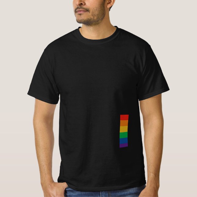 Orgullo arcoiris LGBTQ camiseta (Anverso)