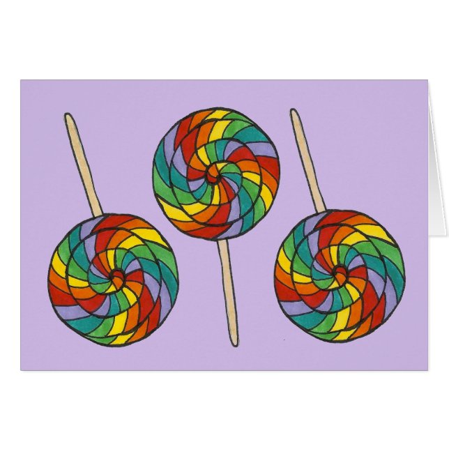 Orgullo arcoiris Lollipop Candy Shop Orgullo Lolly (Anverso (Horizontal))