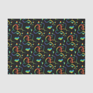 Orgullo arcoiris Papel de San Valentín