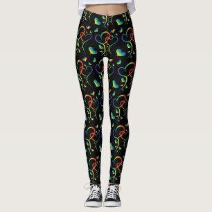 Orgullo arcoiris Valentine Leggings