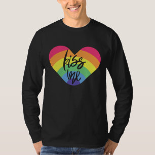 Orgullo. Bésame. El amor es justo. Camiseta