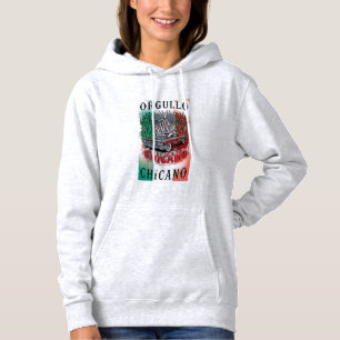 Orgullo Chicano Sudadera con capucha