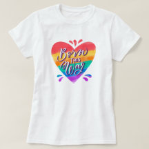 Orgullo de amor arcoiris camiseta