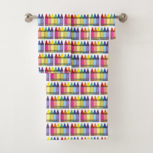 Orgullo de arte de la escuela Rainbow Crayons Colo