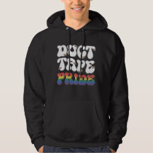 Orgullo de cinta adhesiva - Sudadera con capucha