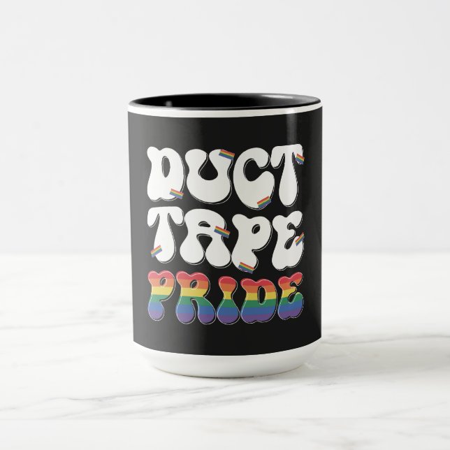 Orgullo de cinta adhesiva - Taza (Centro)
