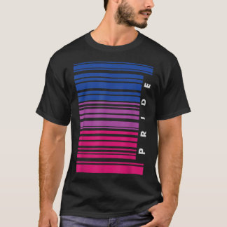 Orgullo de código de barras Bisexual Camisa LGBT G