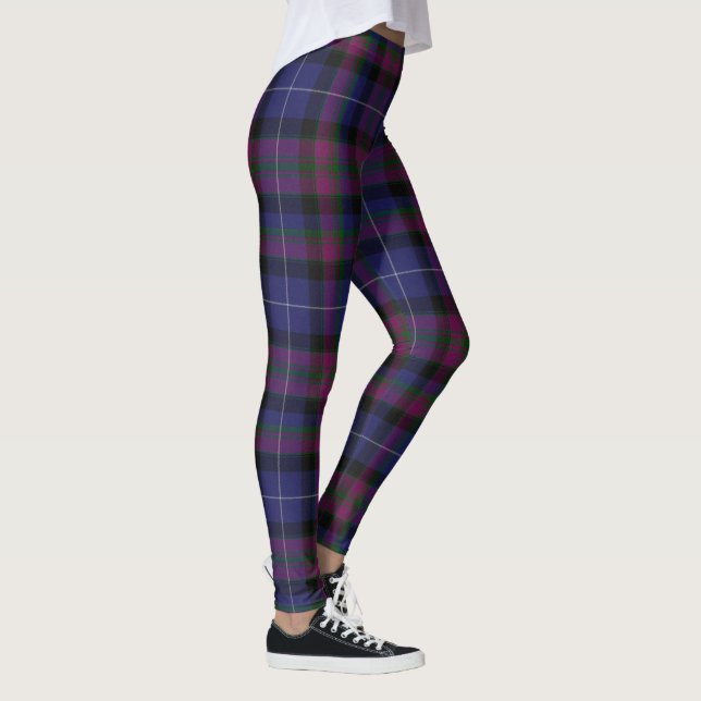 Orgullo de Escocia Tartan Plaid Leggings (Derecha)