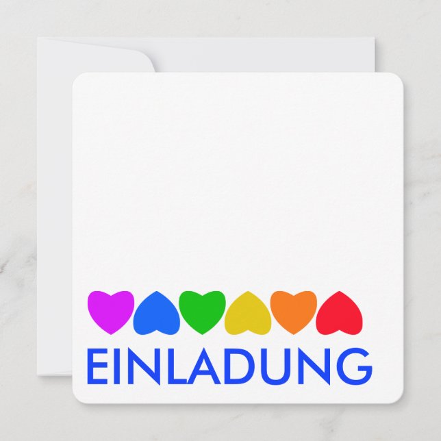 Orgullo de la Línea del Corazón Arcoiris (Anverso)