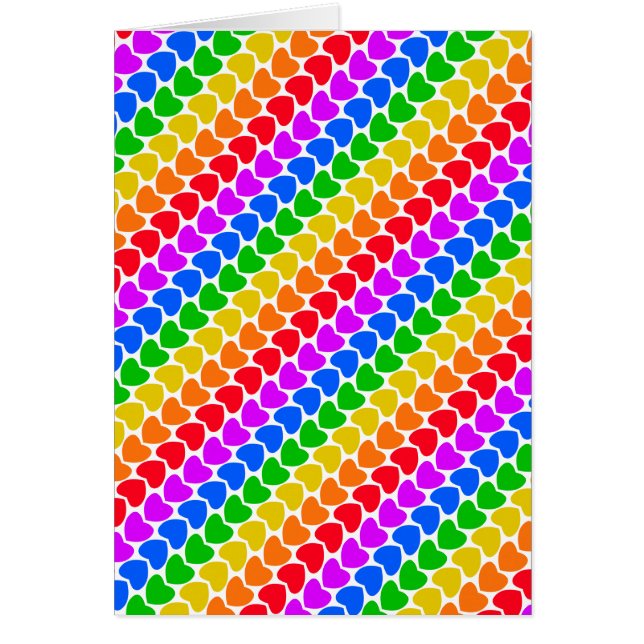 Orgullo de la Línea del Corazón Arcoiris (Frente)