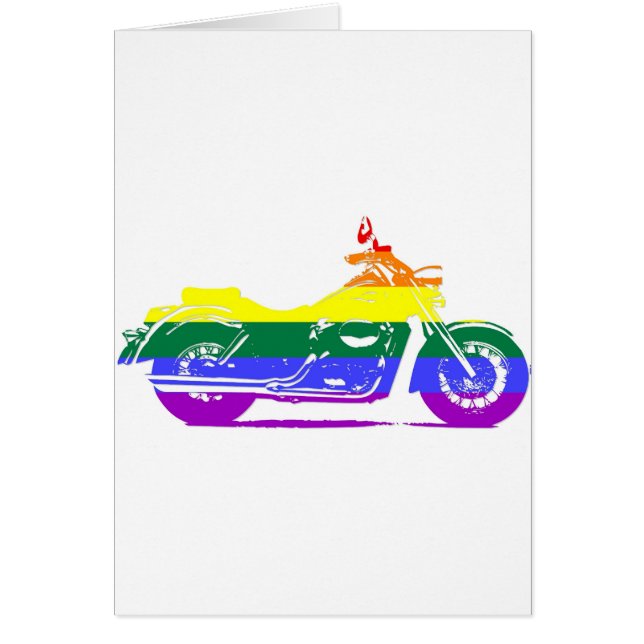 Orgullo de la motocicleta de GLBT (Frente)