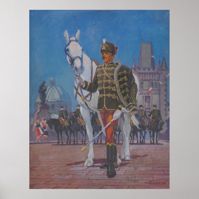 Orgullo de Praga - Impresión de Kulhanek 1960 (Frente)