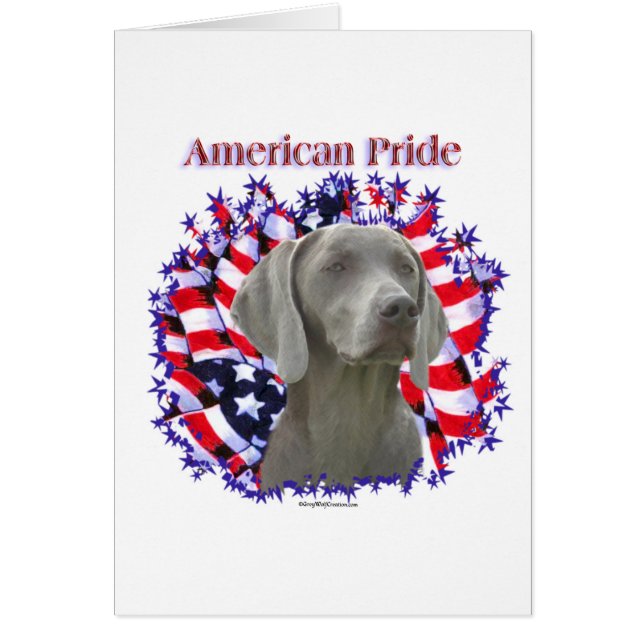 Orgullo de Weimeraner (Frente)