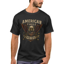 Orgullo del águila americana – Camiseta audaz de l