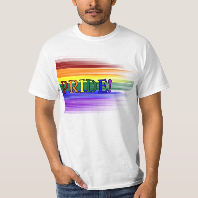 ¡Orgullo del arco iris! Camisetas para hombre (Anverso)