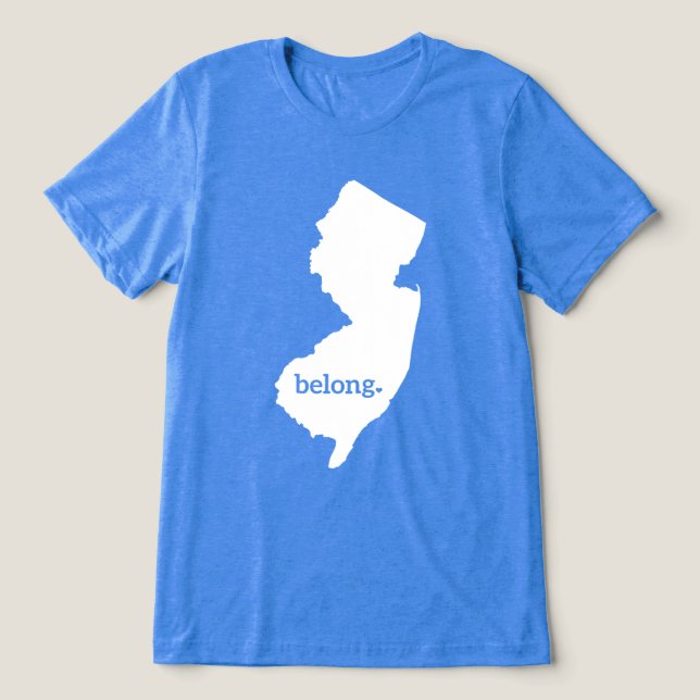 Orgullo del estado de New Jersey Belong (Diseño delantero )