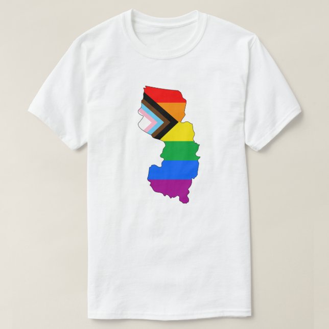 Orgullo del Estado de Nueva Jersey Progreso LGBTQ  (Diseño del anverso)