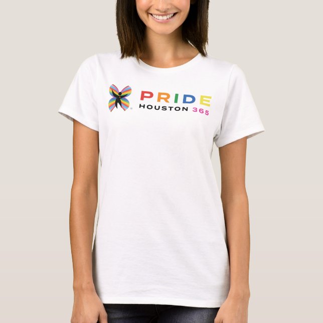 Orgullo femenino Houston 365 camiseta - Blanco (Anverso)