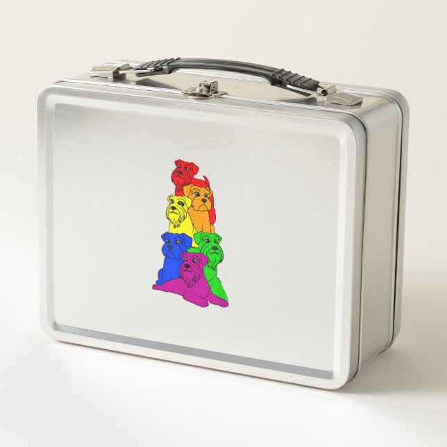 Orgullo Gay Schnauzer Perro Lover LGBT Gracioso Ar (Anverso)