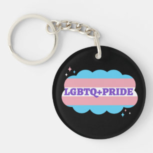 Orgullo LGBT+. Amor gay de arcoíris. Llavero