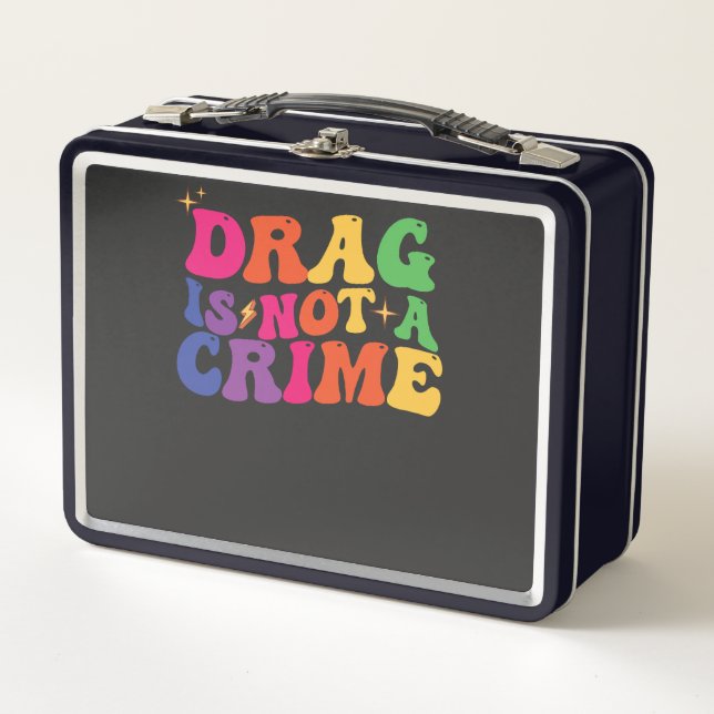 Orgullo LGBT EL DRAG NO ES UN DELITO Apoyo (Anverso)
