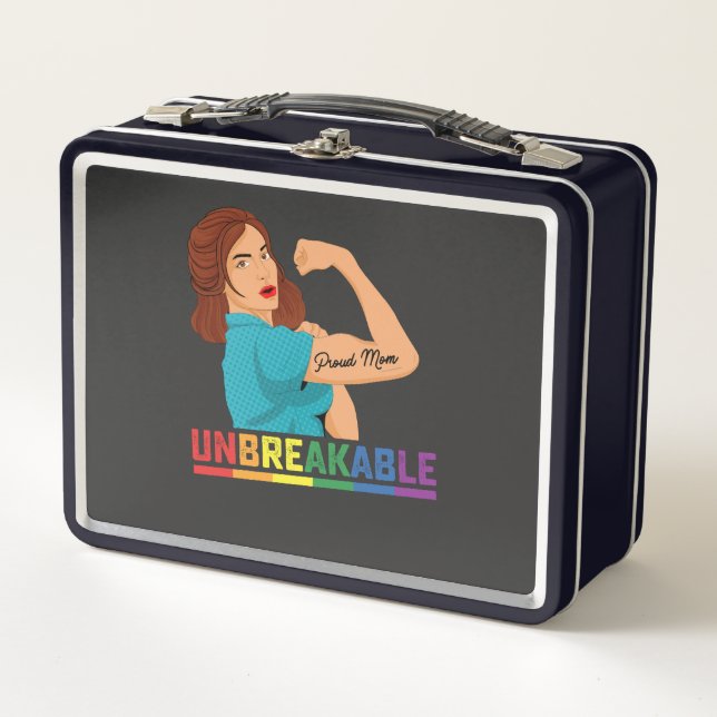 Orgullo LGBT inquebrantable y orgullosa madre gay  (Anverso)