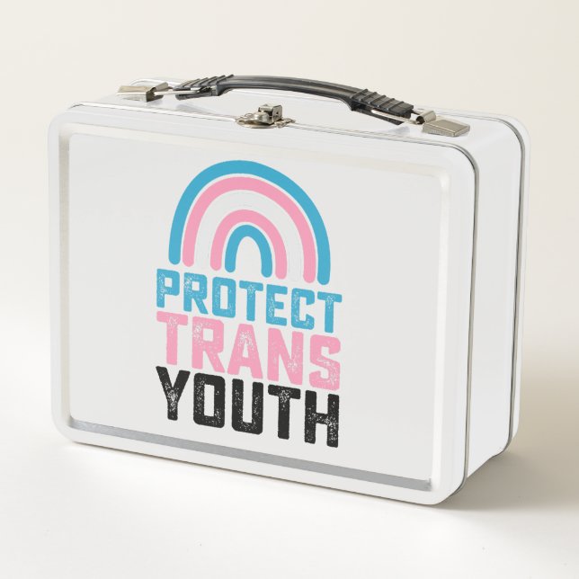 Orgullo LGBT Protege Jóvenes Transgénero Trans Niñ (Anverso)