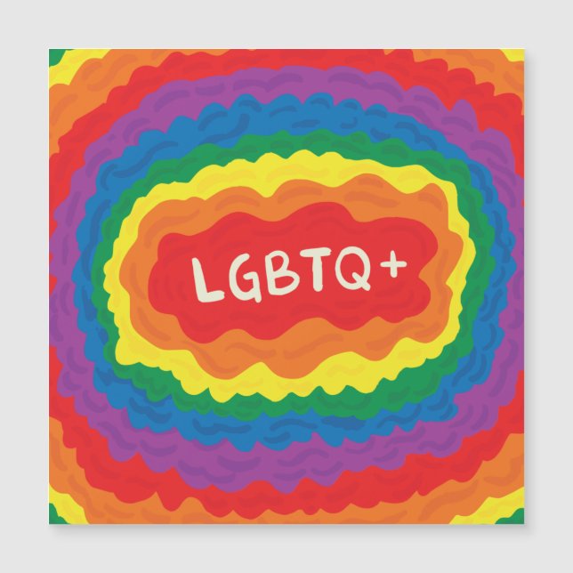 Orgullo LGBT+. queer , color de arcoíris.  (Anverso)