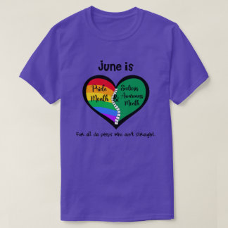 Orgullo LGBTQ+ y camiseta Scoliosis no son rectas