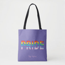 Orgullo LGBTQIA Bandera Arcoiris, Bolsa de Tote Pu