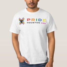 Orgullo masculino - camiseta 365 de Houston - blan