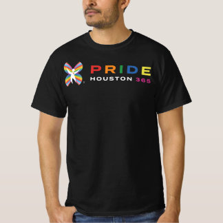 Orgullo masculino Houston 365 camiseta - negro