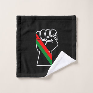 orgullo negro bandera panafricana roja verde puño
