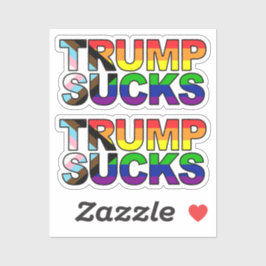Orgullo pegatina "Trump Sucks"