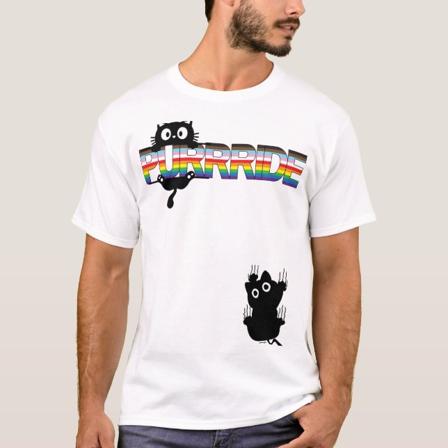 Orgullo, pero con camiseta de gatos (Anverso)