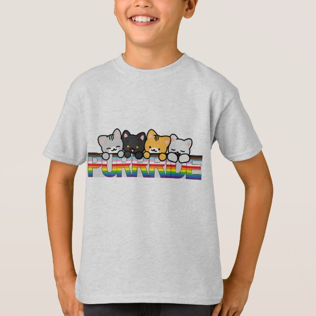 Orgullo, pero con camiseta de gatos (Anverso)