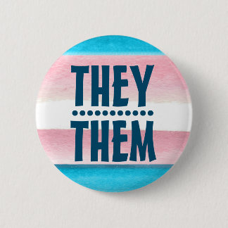 ORGULLO PRONUNCIAR ELLOS/ELLOS botón DE BADGE