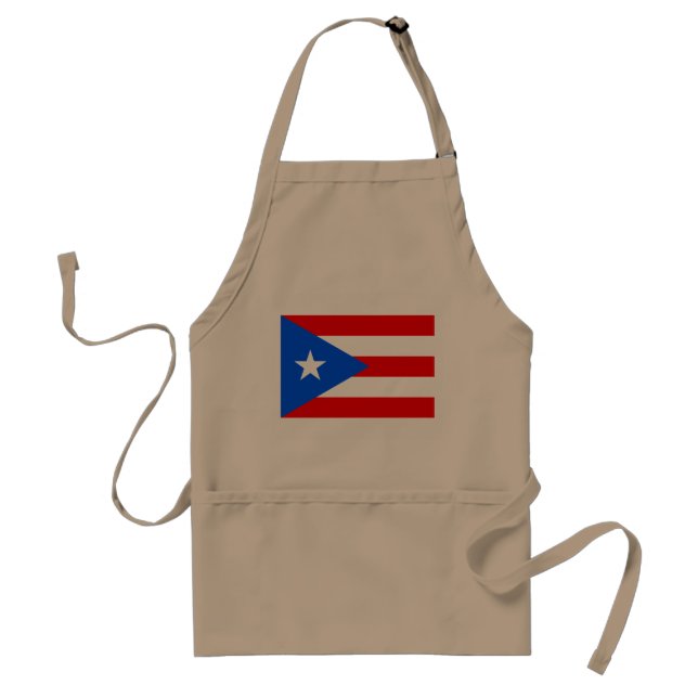 Orgullo puertorriqueño del delantal el | del Bbq (Frente)