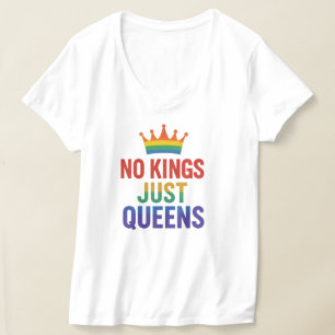Orgullo sin reyes solo reinas, camiseta de cuello